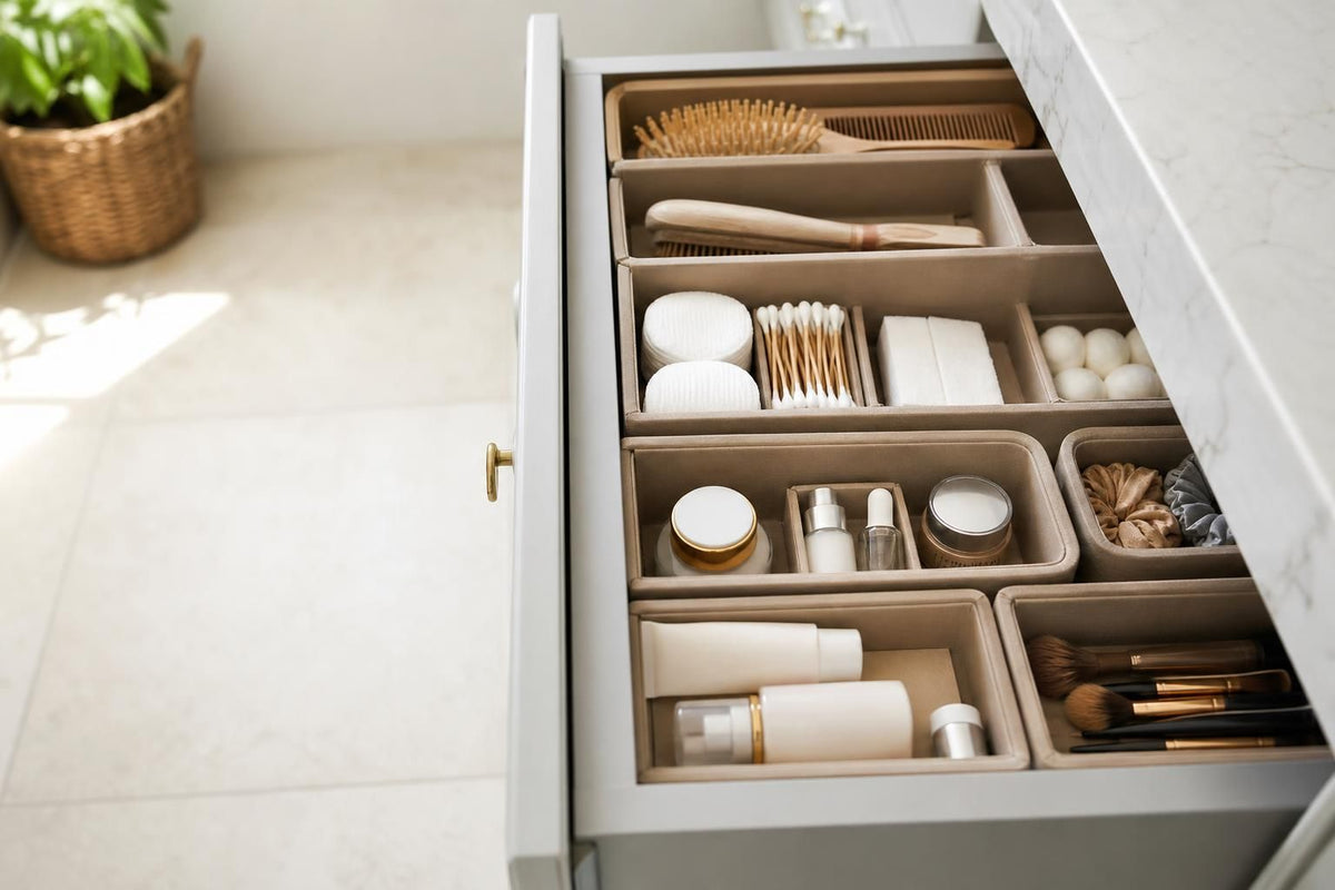 How to Organize Bathroom Drawers That Actually Stay Tidy